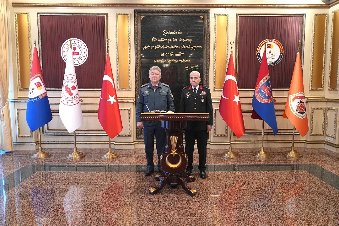 Kazakistan Cumhuriyeti Milli Muhafızları Genel Komutan Yardımcısı Tümg. Abzhanow Baurzan SADYKOVİCH ve Beraberindeki Heyetin Ziyareti