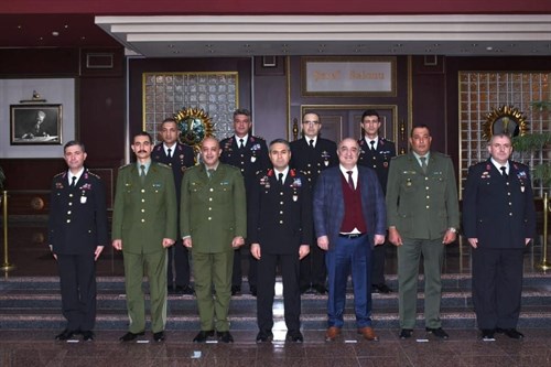 Cezayir Demokratik Halk Cumhuriyeti Milli Jandarma Komutanlığı'ndan bir heyetin Jandarma ve Sahil Güvenlik Akademisi Başkanlığını ziyareti