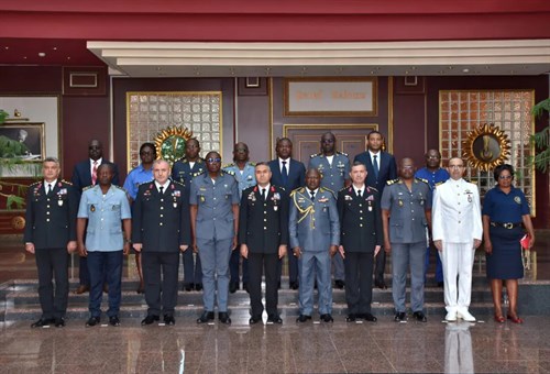 Kamerun Güvenlik Güçleri Uluslararası Okulu (EIFORCES) Okul Komutanı Tuğgeneral André Patrice BITOTE'nin Ziyareti